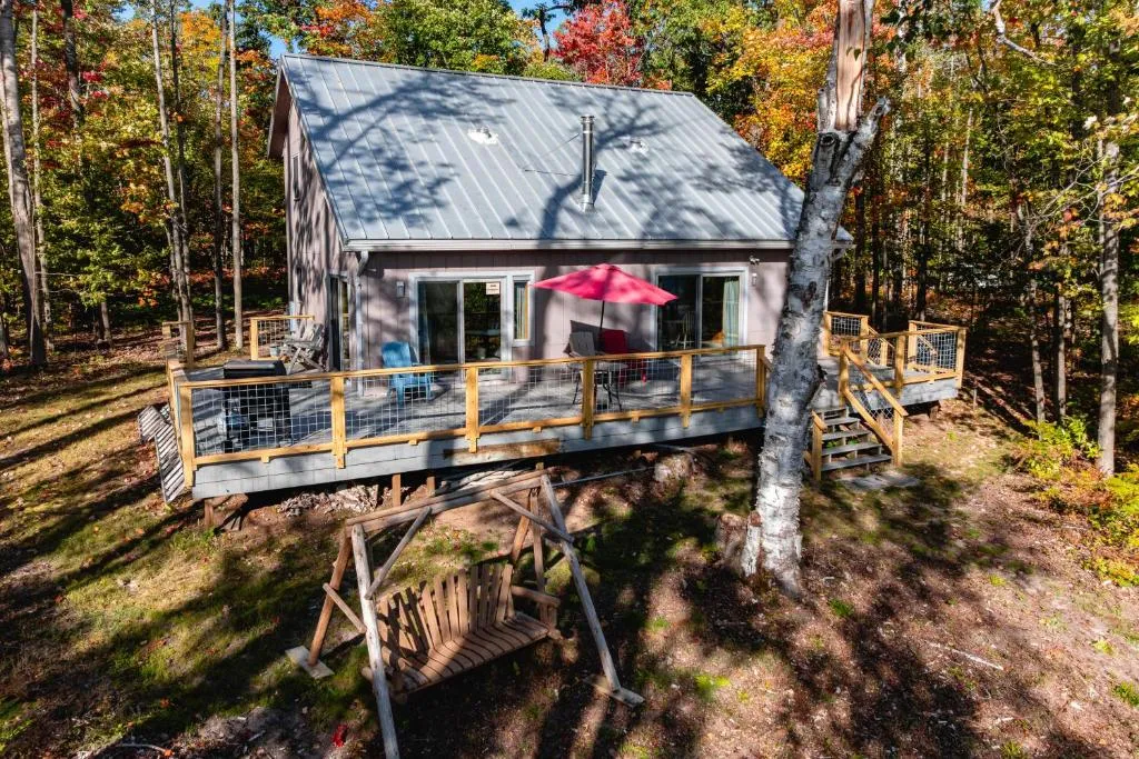 The Birch House: Lakefront Home w/ Dock & Grill