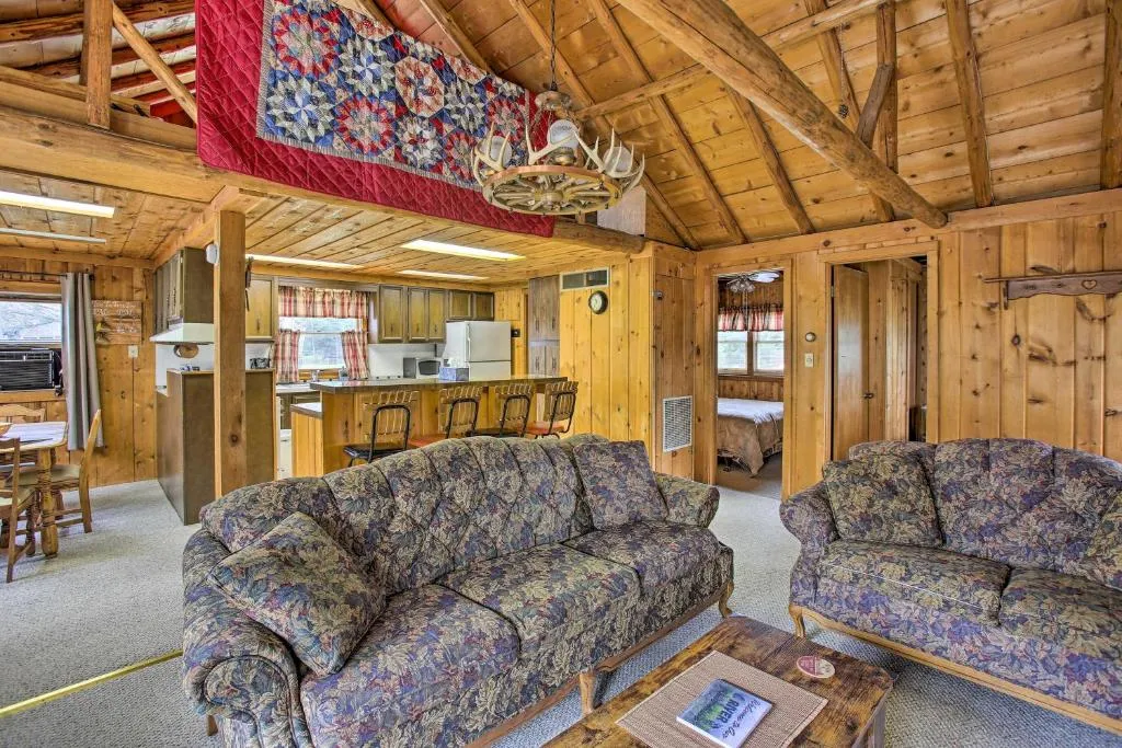 Rustic River View Cabin w/ Fire Pit, Games & Grill – Photo 4