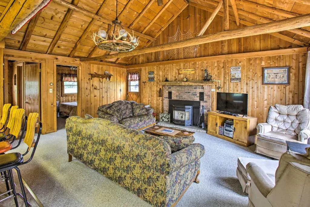 Rustic River View Cabin w/ Fire Pit, Games & Grill – Photo 5